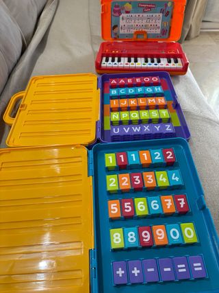 Lote 3 Juguetes Diset: Piano, Contar, Leer