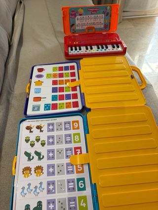 Lote 3 Juguetes Diset: Piano, Contar, Leer