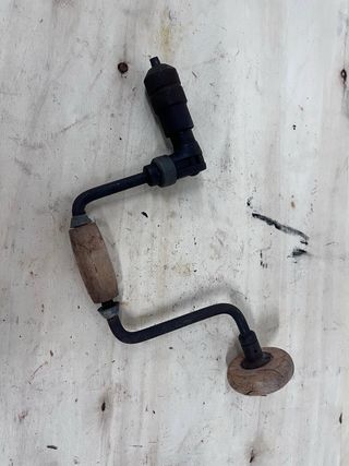 Taladro barbequi antiguo