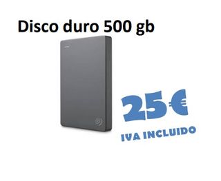 Disco Duro Externo Seagate 500 GB