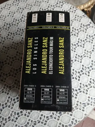 Alejandro Sanz VHS Tour 98 Singles