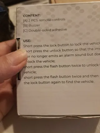 Alarma para patinete eléctrico o bici