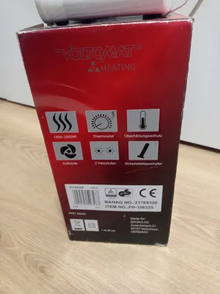 Termoventilador Voltomax 1800-2000W