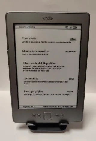 E-READER KINDLE 4A GENERACIÓN