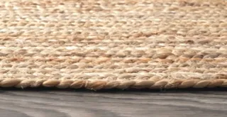 Alfombra Yute Natural Beige y Marrón