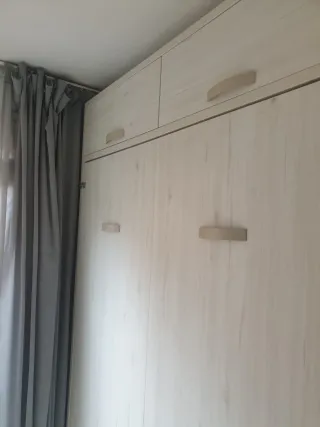 Cama Matrimonio Abatible Madera