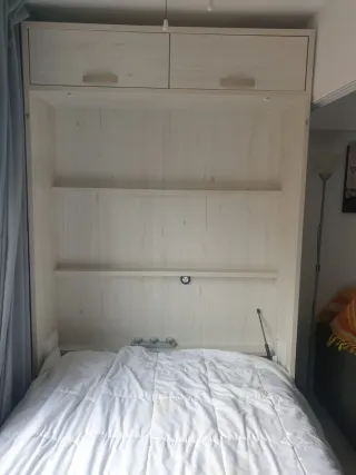 Cama Matrimonio Abatible Madera