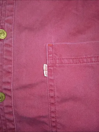 Camisa vaquera Levi's rosa hombre