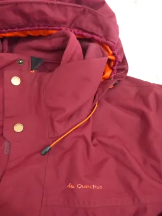 Giacca Quechua impermeabile borgogna TG 2xl