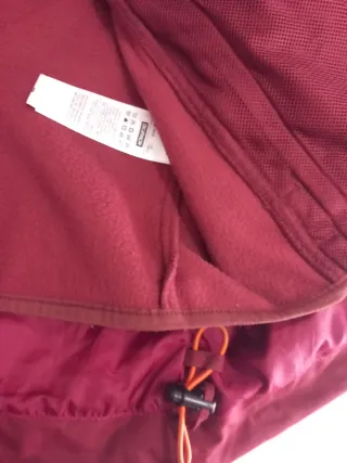 Giacca Quechua impermeabile borgogna TG 2xl