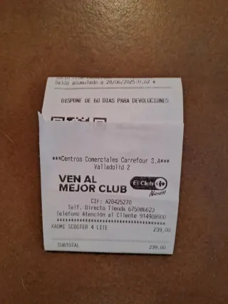 Patinete Eléctrico Xiaomi 4 Lite 2nd gen