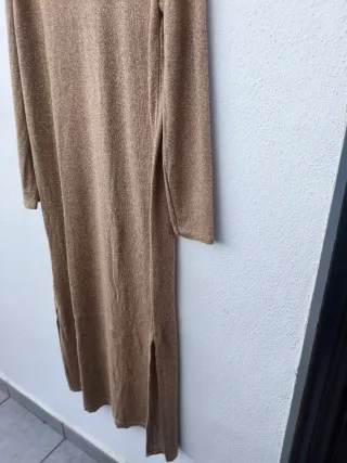 Vestido fiesta dorado