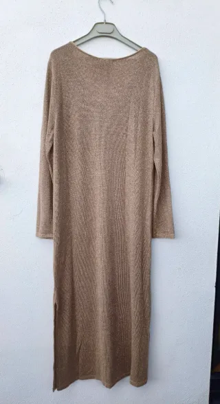 Vestido fiesta dorado