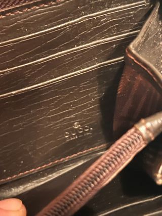 Portafoglio Gucci con zip a soffietto
