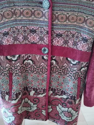 Abrigo Desigual Multicolor Talla 40