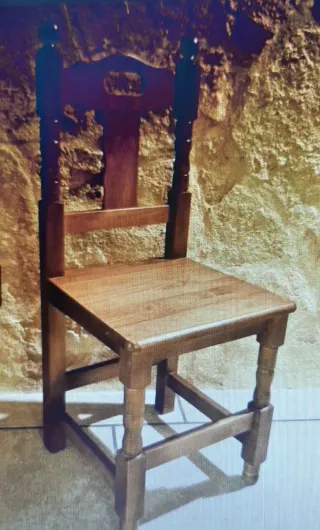 Mesa madera color nogal 12 sillas 3M 95cm 65 table