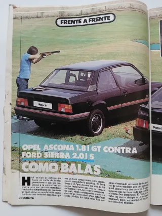 Revista automovilismo Motor 16 num 90 julio 1985