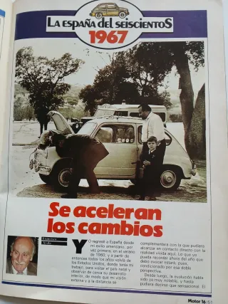 Revista automovilismo Motor 16 num 90 julio 1985