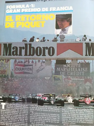 Revista automovilismo Motor 16 num 90 julio 1985