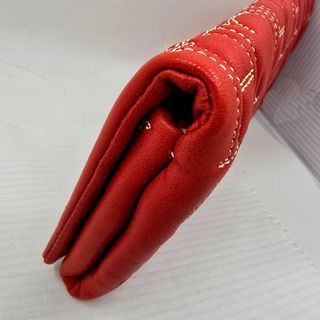 Cartera de mano piel roja Carolina Herrera