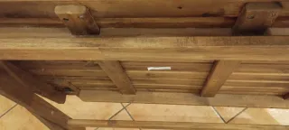 Mesa plegable de madera