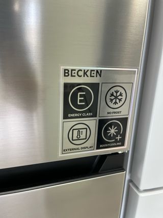 frigorífico Becken 2M inox A doble cajón display