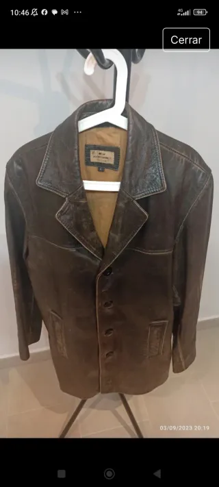Chaqueta Cuero Jack & Jones Talla L