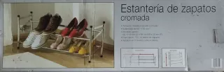 Zapatero Extensible Cromado 10-12 Pares