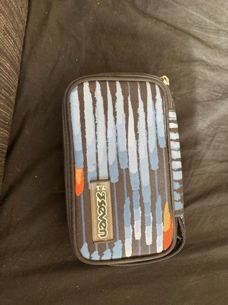 Astuccio portaoggetti nero con elastici