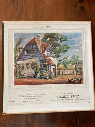 Coppia Vinili Mascagni Cetra Anni 50