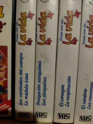 Colección12 VHS Érase una vez el  la vida