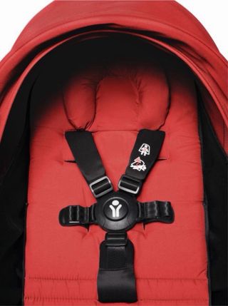Capazo Rojo Stokke YOYO 2 y 3 casi nuevo