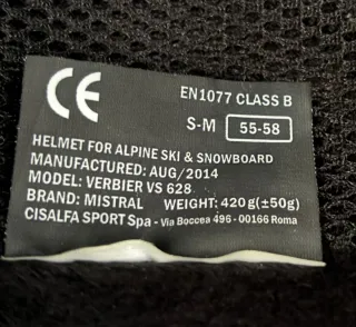Casco Sci Mistral Adulto S-M Giallo