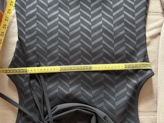 Vestito donna smanicato fantasia geometrica