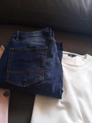 Pantalón vaquero hombre azul