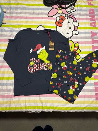 Pijama Grinch Navidad niño/niña Talla 11/12