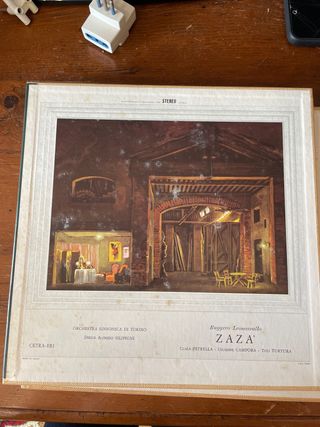 Coppia Vinili Cetra: Leoncavallo La Bohème Zaza