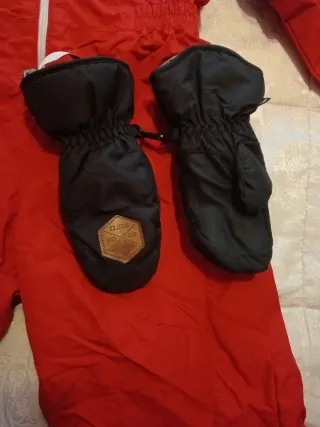 Tuta sci Wed'ze rossa + guanti