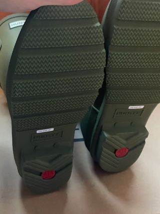 Botas Hunter caña media talla 39 verde