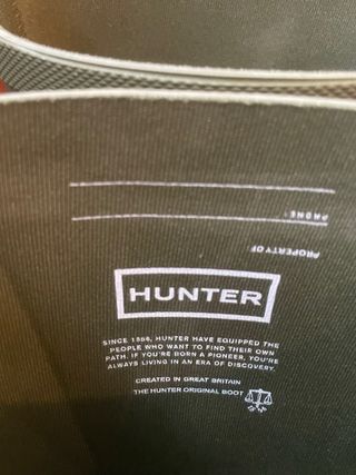Botas Hunter caña media talla 39 verde