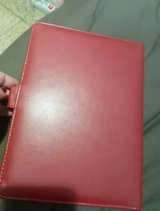 Porta documentos rojo