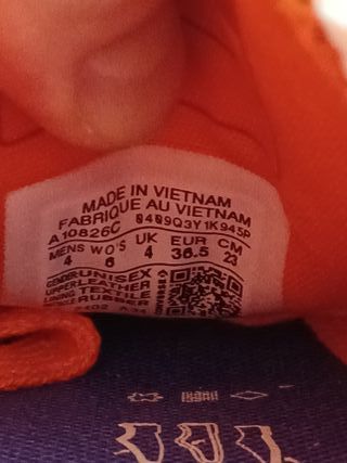 Converse Chuck 70 OX Talla 36.5 Naranja