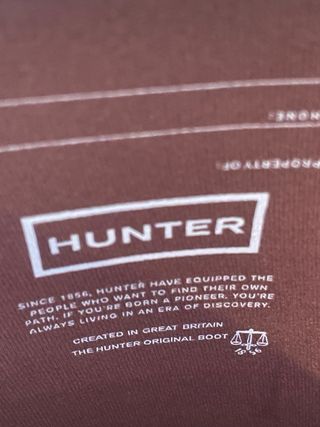 Botas de agua Hunter caña alta talla 37