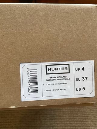 Botas de agua Hunter caña alta talla 37