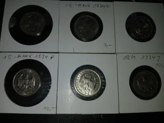 Reichsmark Terzo Reich 1934