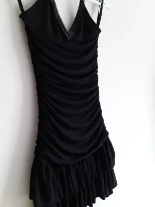 Vestido fiesta negro XS