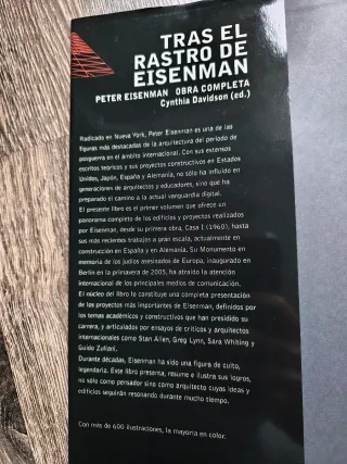 Libro Tras el rastro de Eisenman