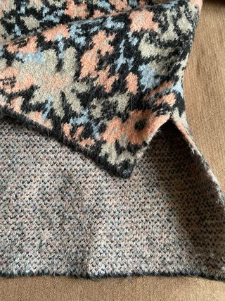 Jersey Zara flores suave y cálido