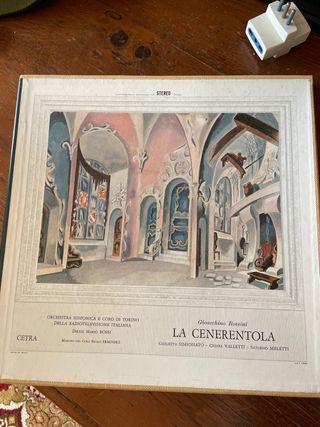 Coppia Vinili Cetra Rossini: La Cenerentola, Gugli