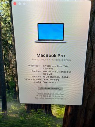 MacBook Pro 13 i7 2019 Touch Bar 16GB